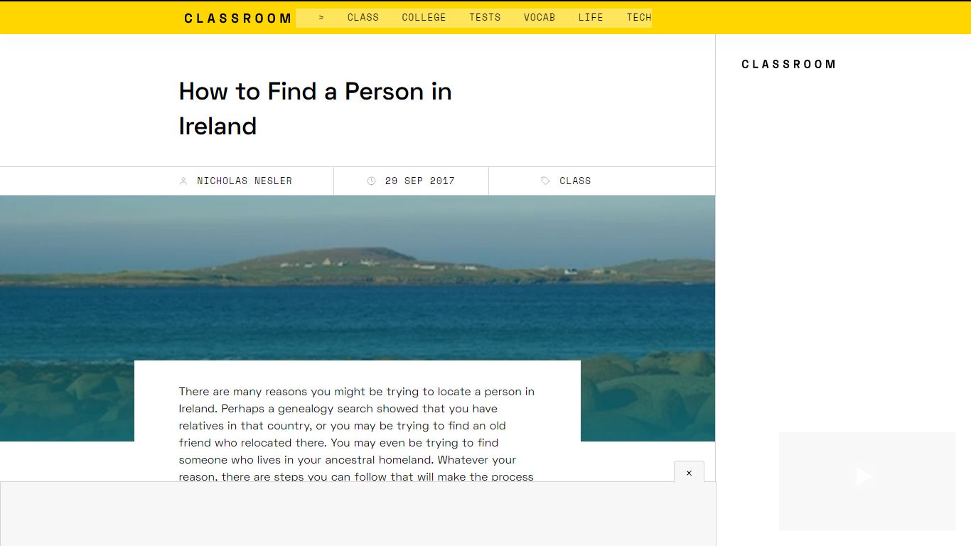 How to Find a Person in Ireland | Synonym